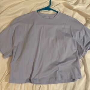 lululemon athletica Light Blue Crop Top